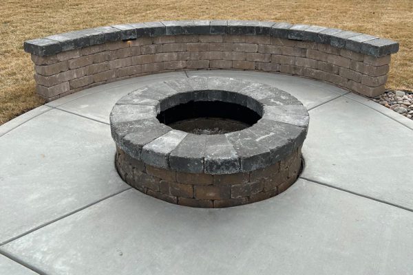 Fire pit hardscaping Fire pit hardscaping