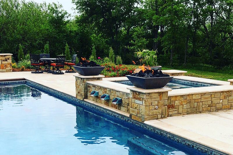 Pool Deck Hardscaping