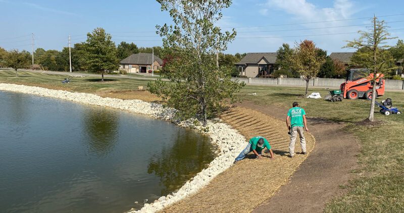Pond Erosion Control Wichita KS
