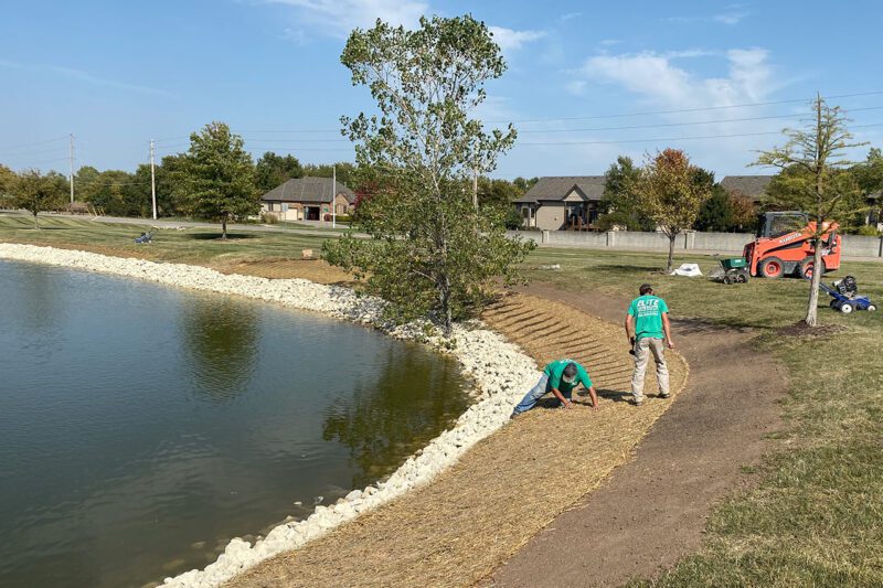 Pond Erosion Control Wichita KS