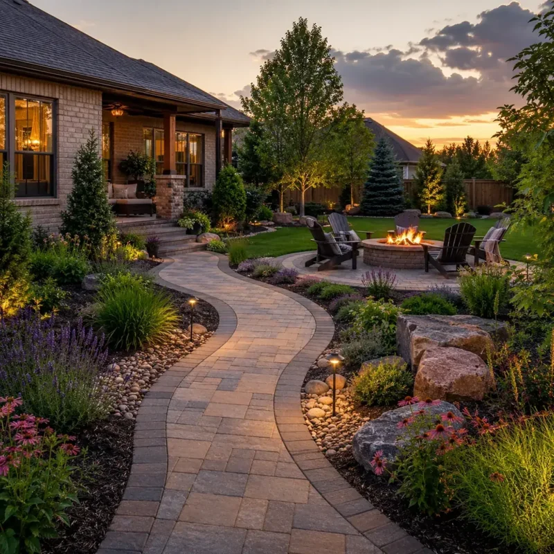 Hardscaping Wichita KS Hardscaping Wichita KS Patio Fire Pit
